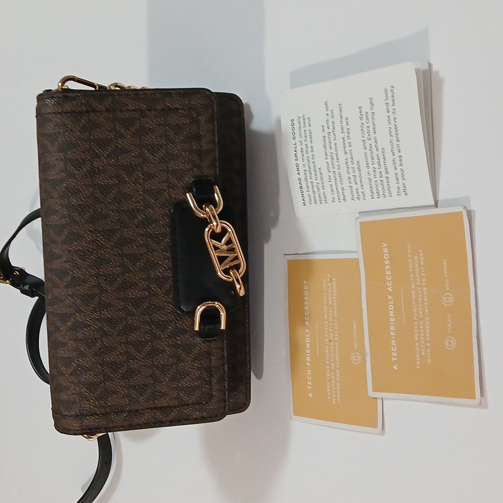 Michael Kors Black and Brown purse .